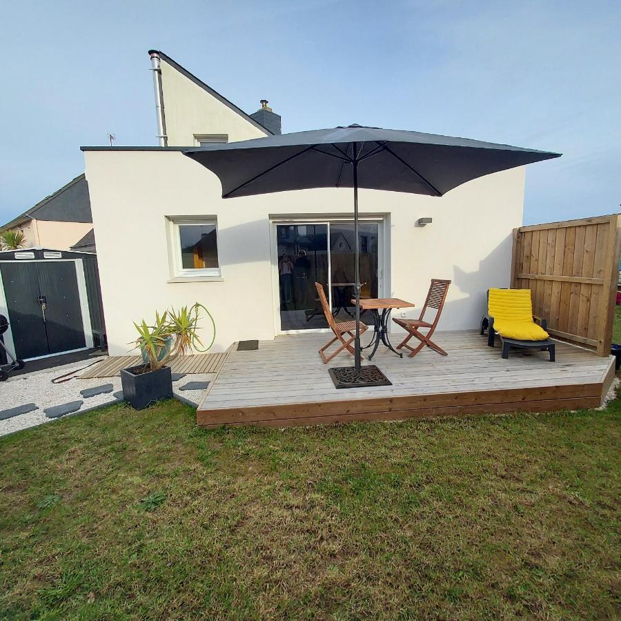 Studio Avec Terrasse Et Jardin A 100 M De La Plage Ploemeur Extérieur photo